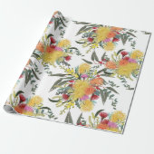オーストラリアのサマーブッシュ開花 ラッピングペーパー (アンロールド)