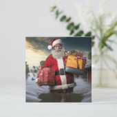 オーストラリアのサンタ洪水シングルサイドカード カード (スタンド正面)