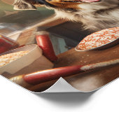 オーストラリアのシェパードのクリスマス・クッキー・ホリデー ポスター (角)