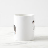 オーストラリアのシェパードの基本品種のシルエット コーヒーマグカップ (中央)