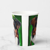 オーストラリアのシェパード犬で聖パトリックの日のドレス 紙コップ