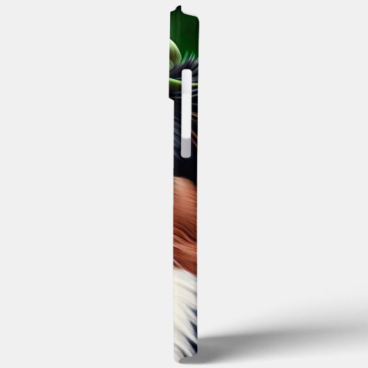 オーストラリアのシェパード犬で聖パトリックの日のドレス Case-Mate iPhoneケース (裏面 / 左)