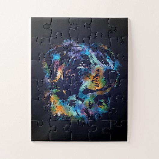 オーストラリアのシェパード犬-オージー ジグソーパズル (縦)