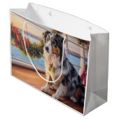 オーストラリアのシェパード・クリスマスクルーズ：ポーソーム ラージペーパーバッグ (裏面アングル)