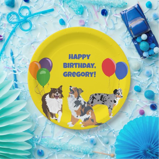 オーストラリアのシェルフとパーティー風船 ペーパープレート (パーティー)