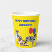 オーストラリアのシェルフとパーティー風船 紙コップ (正面)