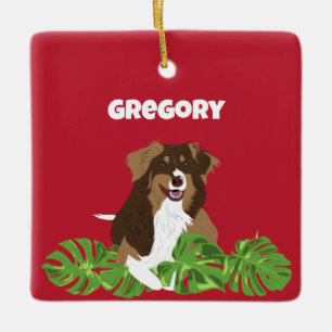 オーストラリアのシェルフェッド・オーストラリアのCogカスタム写真 セラミックオーナメント