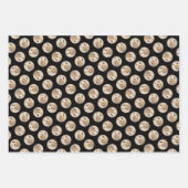 オーストラリアのシルキ絵を描テリアのオリジナルドッグアート ラッピングペーパーシート (正面3)