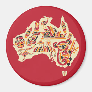 オーストラリアのシンボル マグネット