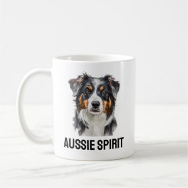 オーストラリアのスピリットマグ誇りを持った- Australian Shepherd Gift コーヒーマグカップ