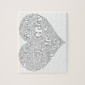 オーストラリアのスラングハート ジグソーパズル (縦)