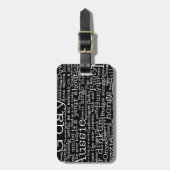 オーストラリアのスラング地図 ラゲッジタグ (正面縦)