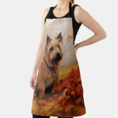 オーストラリアのテリアイン紅葉秋インスパイア エプロン (インサイチュ)