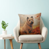 オーストラリアのテリアイン紅葉秋インスパイア クッション (椅子)