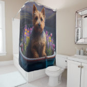 オーストラリアのテリアオンパドル:風光明媚な冒険 シャワーカーテン (インサイチュ)