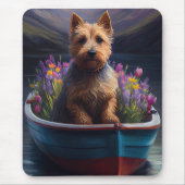 オーストラリアのテリアオンパドル：風光明媚な冒険 マウスパッド (正面)