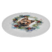 オーストラリアのテリアクリスマスリースフェスティバルカップ カッティングボード (角)