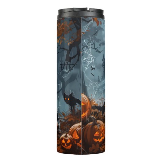 オーストラリアのテリアハロウィーンナイトドギー喜び タンブラー (裏面)