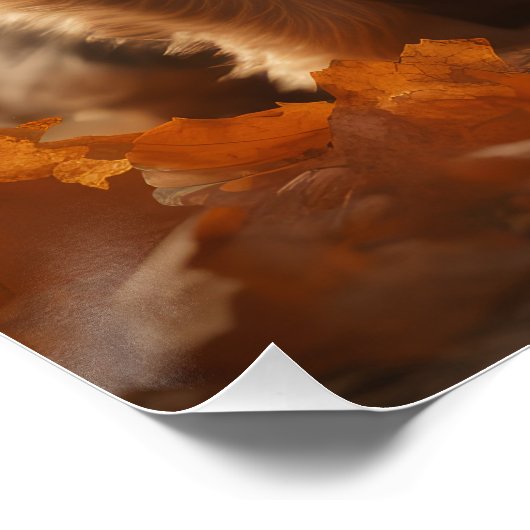 オーストラリアのテリアパピー秋の喜びカボチャ ポスター (コーナー)