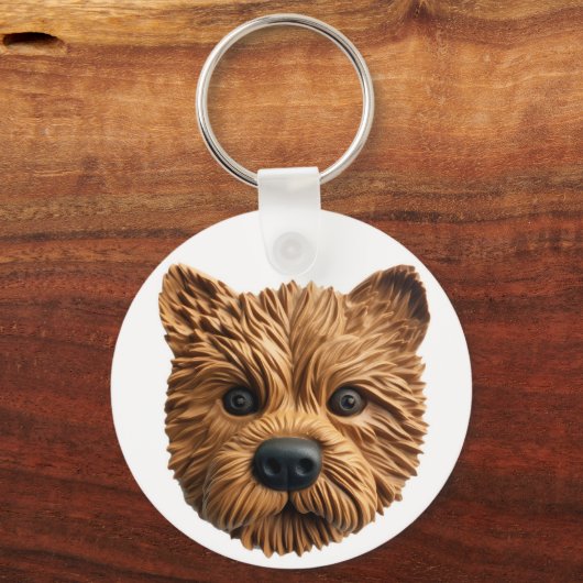 オーストラリアのテリアードッグインスパイア3D キーホルダー (裏面)