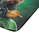 オーストラリアのテリア車でバイクを運転する聖パトリックの日 カッティングボード (角)