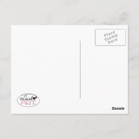 オーストラリアのテリア3 ポストカード (裏面)