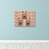 オーストラリアのテリア キャンバスプリント (インサイチュ (ウッドフロア))