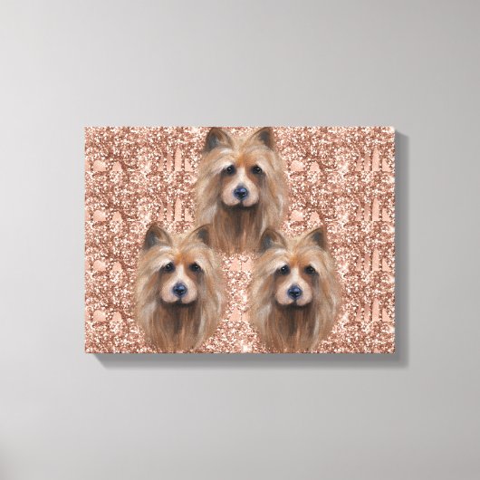 オーストラリアのテリア キャンバスプリント (正面)