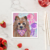 オーストラリアのテリア スタンダードカクテルナプキン (インサイチュ)