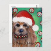 オーストラリアのテリア ポストカード (正面/裏面)