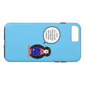 オーストラリアのトーキング ミセス ペンギン - カスタマイズ可能 Case-Mate iPhoneケース (裏面(横))