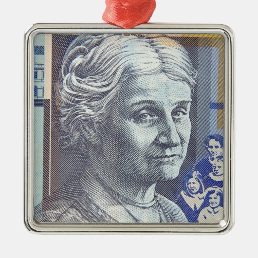 オーストラリアのドル メタルオーナメント (正面)