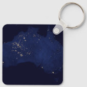 オーストラリアのナイトライトを衛星。 キーホルダー (裏面)