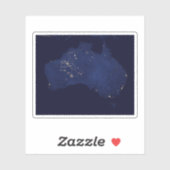 オーストラリアのナイトライトを衛星。 シール (シート)