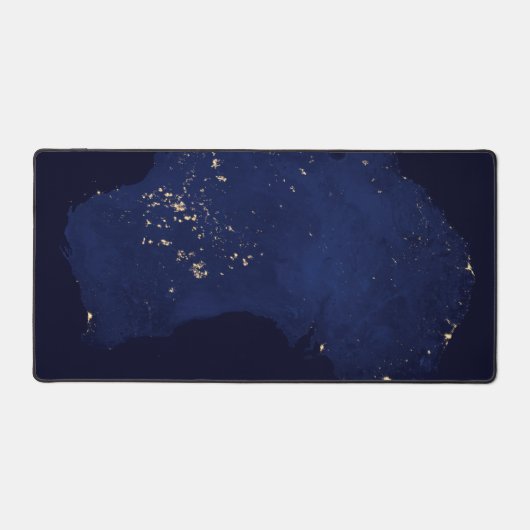 オーストラリアのナイトライトを衛星。 デスクマット (正面)