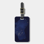 オーストラリアのナイトライトを衛星。 ラゲッジタグ (正面縦)