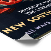 オーストラリアのニューサウスウェールズ州がヴィンテージのポスターを復元 ポスター (角)