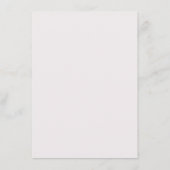 オーストラリアのネイティブガムリーフウェディング招待状 エンクロージャーカード (裏面)