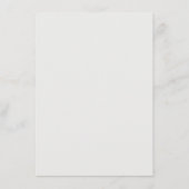 オーストラリアのネイティブガムリーフウェディング招待状 エンクロージャーカード (裏面)