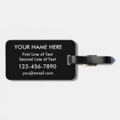 オーストラリアのハート荷物タグテンプレート、オーストラリア ラゲッジタグ (裏面横)