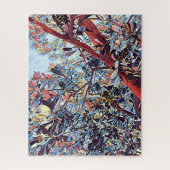 オーストラリアのバンクシアの木の先住民植物 ジグソーパズル (縦)