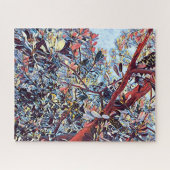 オーストラリアのバンクシアの木の先住民植物 ジグソーパズル (横)