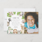 オーストラリアのバースデーパーティーの野生の一面を満喫しよう | オーストラリアの誕生日パーティー サンキューカード (正面)