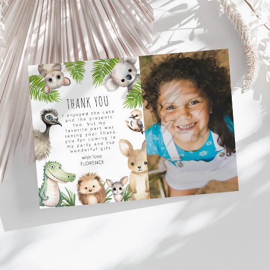 オーストラリアのバースデーパーティーの野生の一面を満喫しよう | オーストラリアの誕生日パーティー サンキューカード