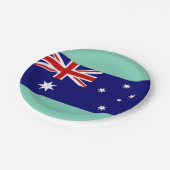 オーストラリアのパーティーのプレート ペーパープレート (アングル)