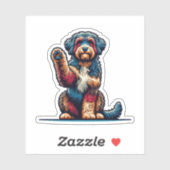 オーストラリアのビニール防水ドッグステッカー シール (シート)