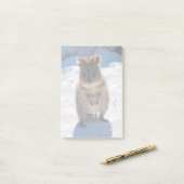 オーストラリアのビーチでかわいい ポストイット (デスク上)