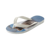 オーストラリアのビーチで、かわいくて幸せなクォッカ キッズビーチサンダル (アングル)