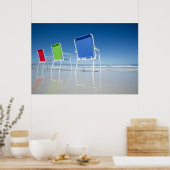 オーストラリアのビーチチェア ポスター (キッチン)