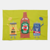 オーストラリアのビール愛好家と飲み物 キッチンタオル (横)